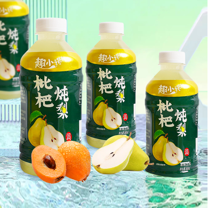 枇杷炖梨360ml*6瓶雪梨汁果味饮品便宜特价酸甜不腻清爽果汁饮料