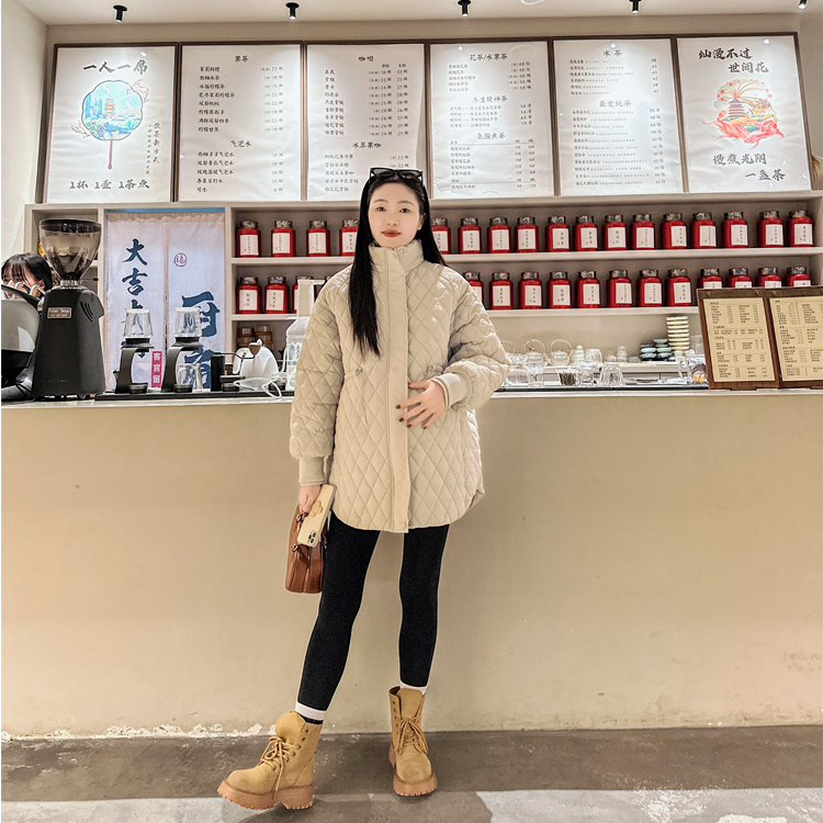 【冬季棉服】新款孕妇装外套宽松大码遮肚不显怀外套潮妈韩版孕妇