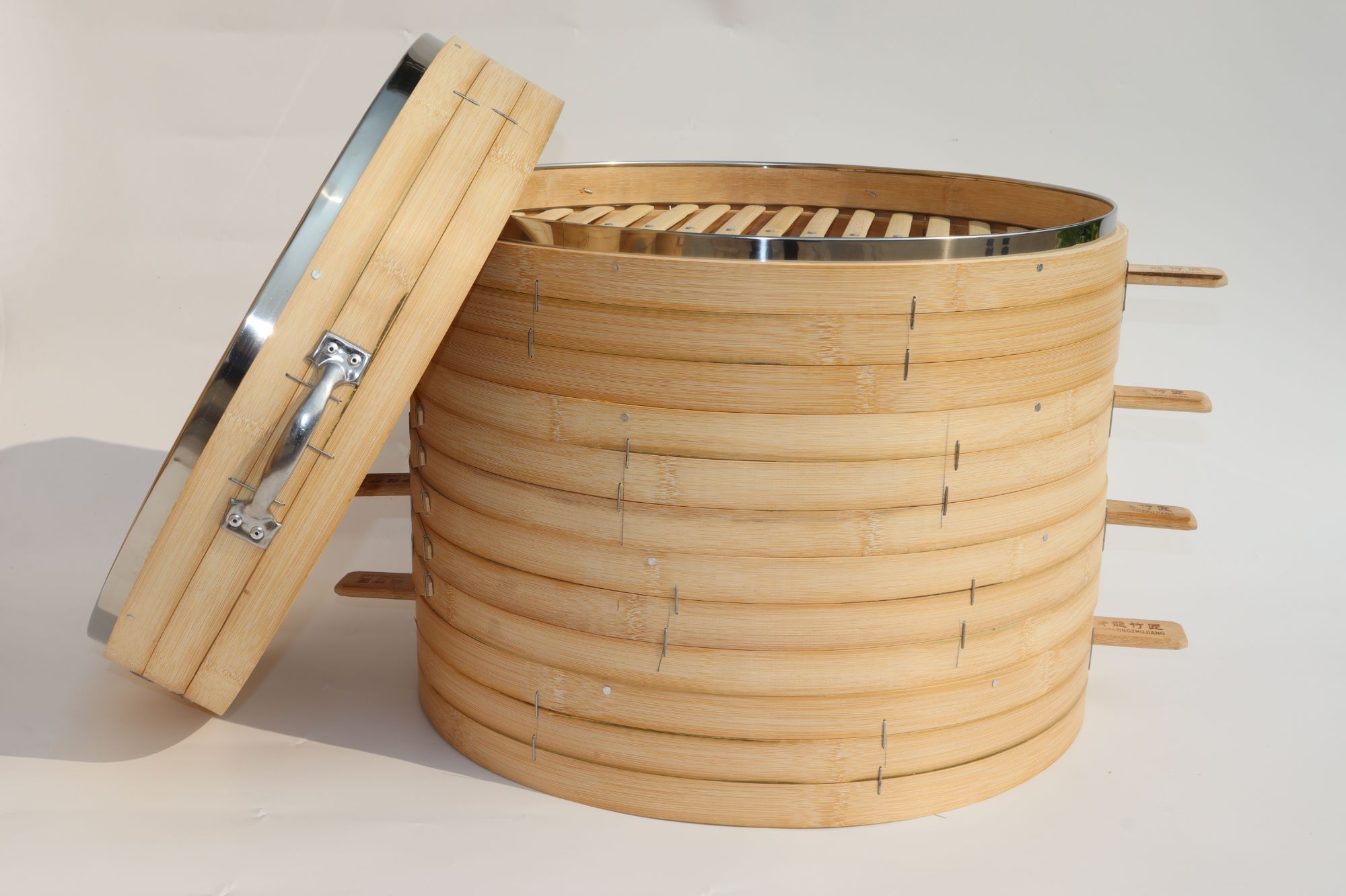 三层加固大蒸笼商用家用加厚加高蒸屉5年以上毛竹无胶无漆无蜡