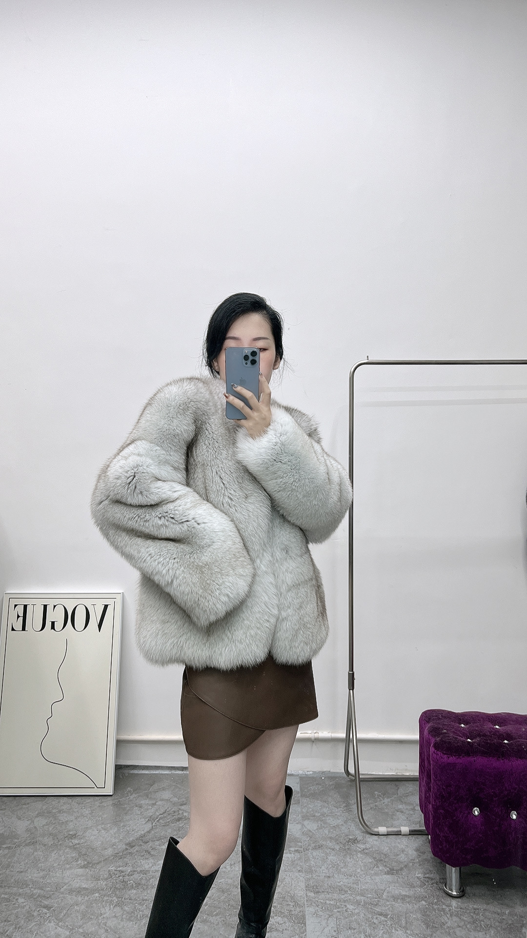 无品牌高级感外套毛料升级V领设计