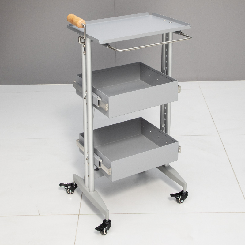 JUSHI/崛仕美发工具车烫染小推车理发师工具车美容工具收纳柜
