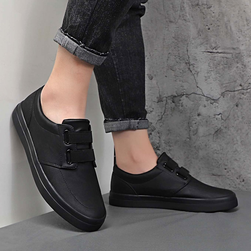 新款男士休闲时尚板鞋 一脚蹬潮流舒适百搭潮鞋*24093