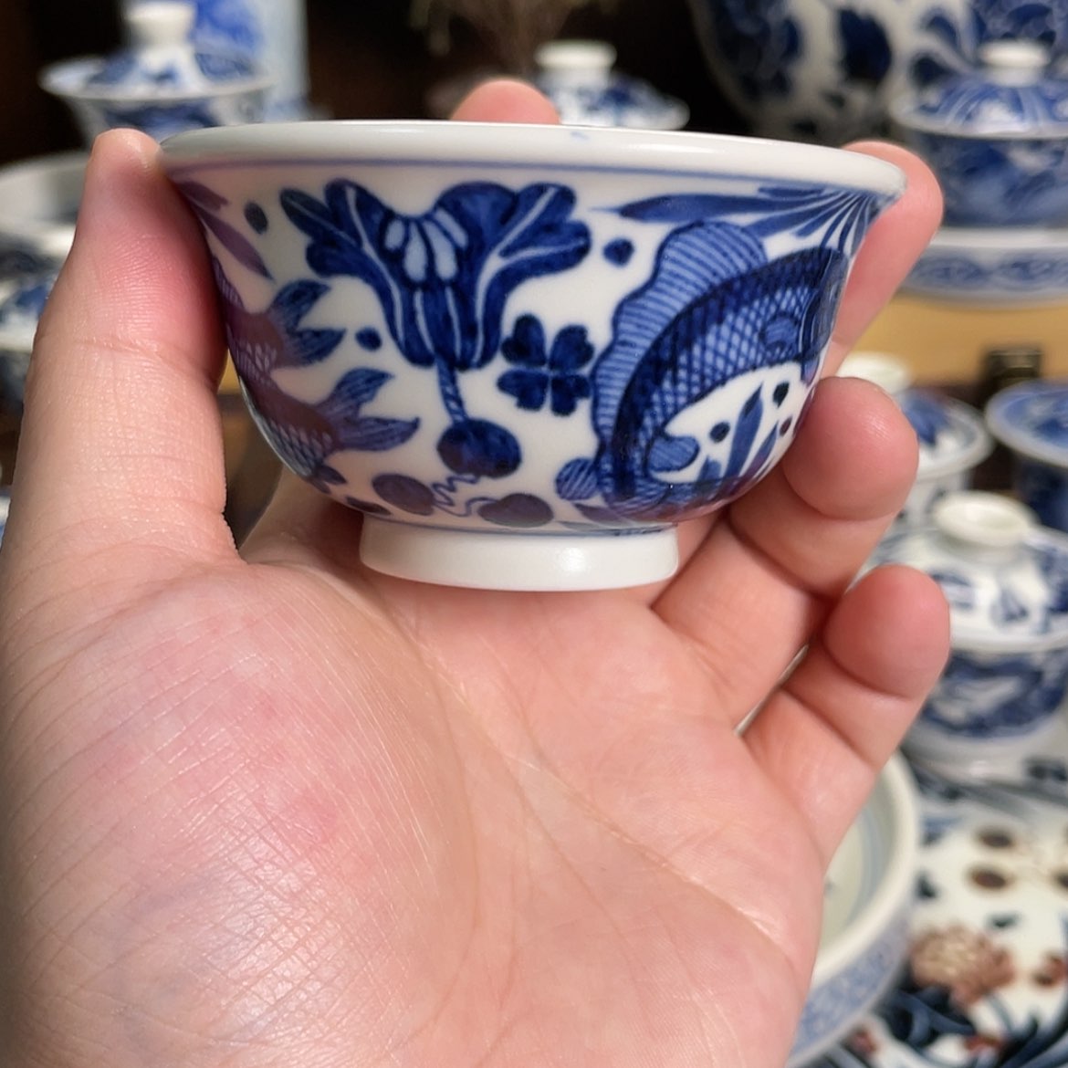 【闪购商品】陶瓷鱼藻