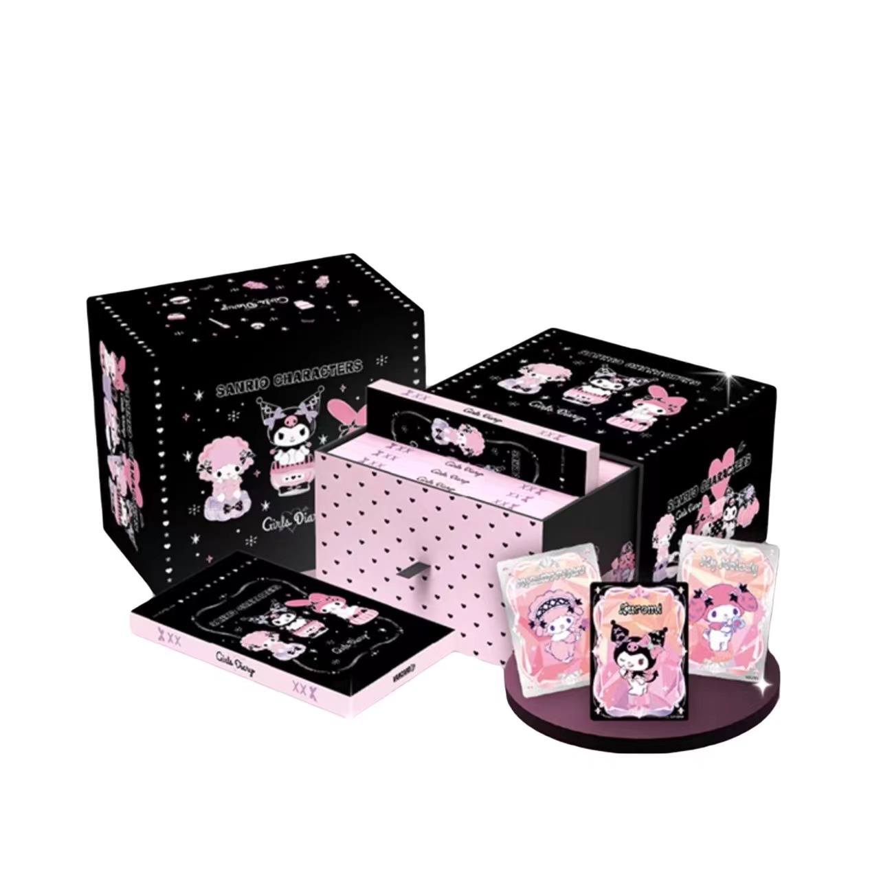 【散包代拆】万画云游三丽鸥日常小卡第一弹Girls Diary 女生日记