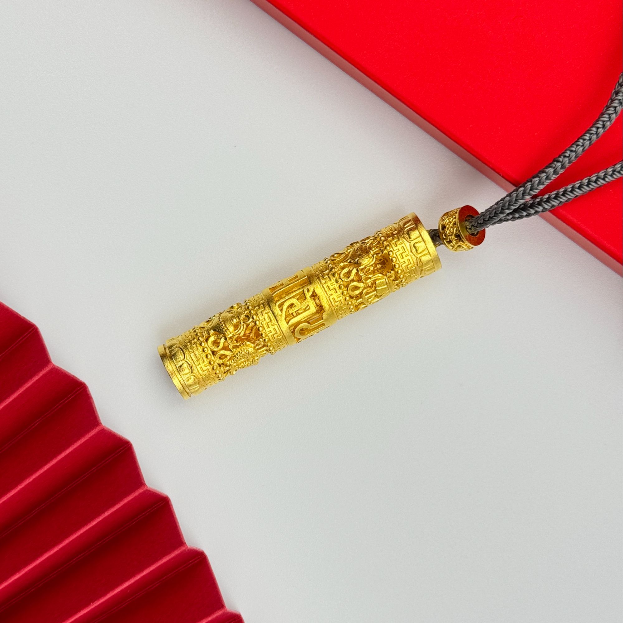 吊坠足银 镂空影身佛身传承吊坠