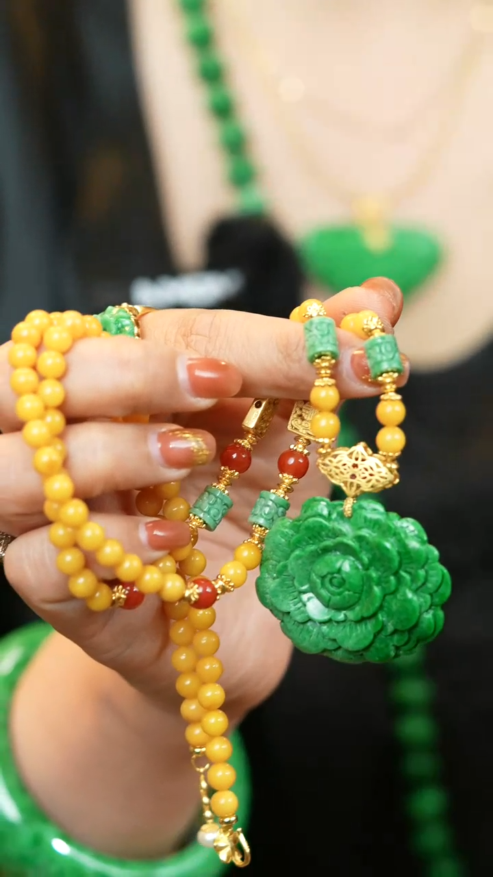 【闪购商品】翡翠颈饰未镶嵌420C430