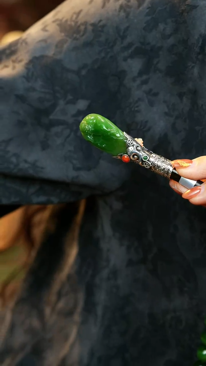 【闪购商品】和田玉（碧玉）发簪未镶嵌902030