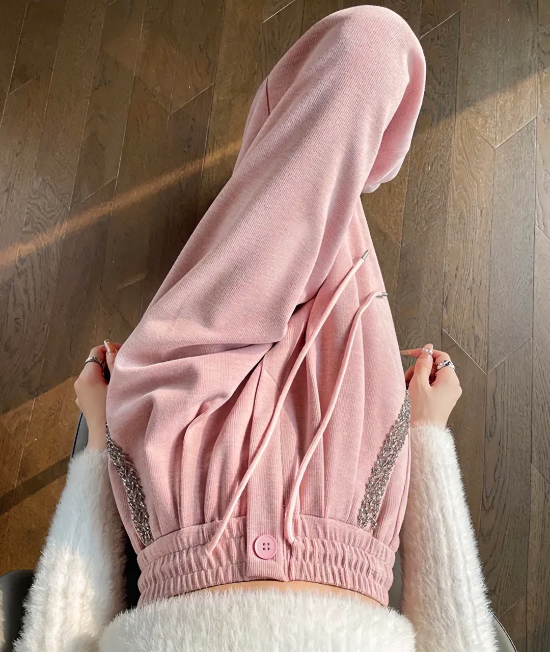 【定制大码女装80-200斤】显瘦显高百搭直筒阔腿裤休闲裤1797