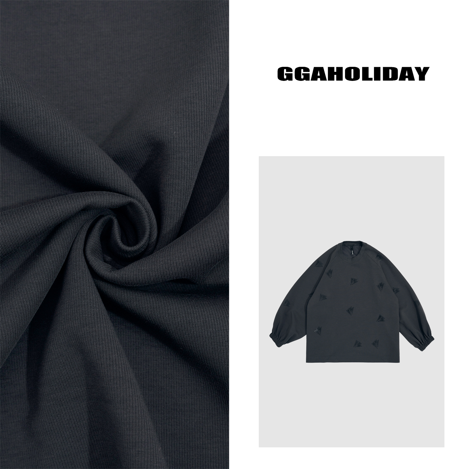 【上新】GGAHOIIDAY秋季宽松潮流卫衣设计师新款百搭上衣-144004