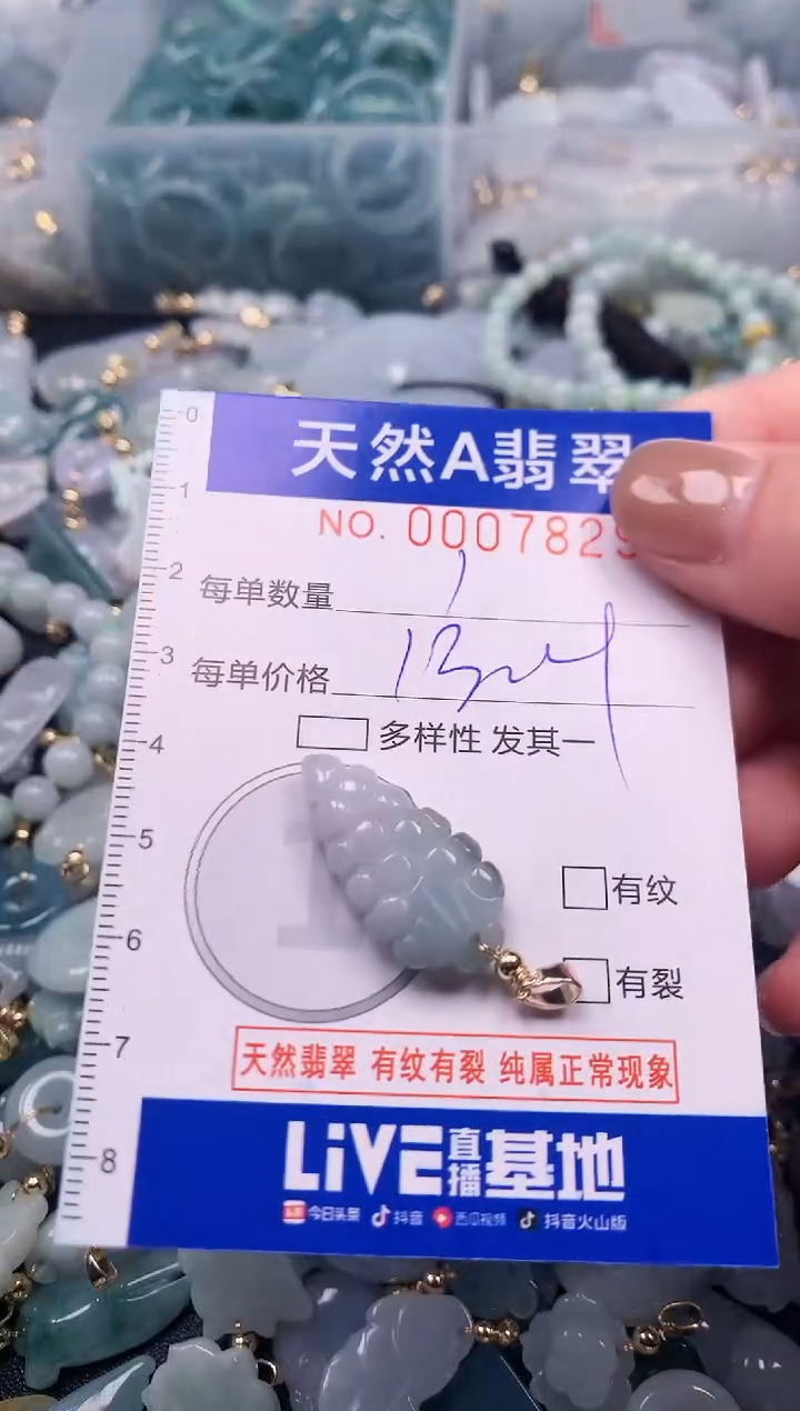 【闪购商品】翡翠颈饰未镶嵌00007829