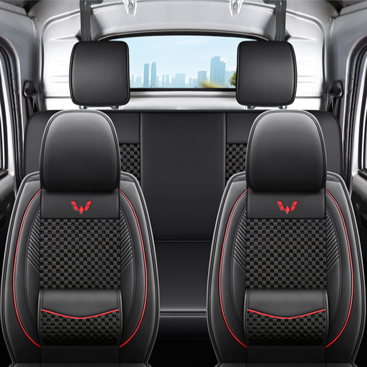 五菱新卡/小卡/单排/双排专车专用皮拼机编四季全包汽车座套