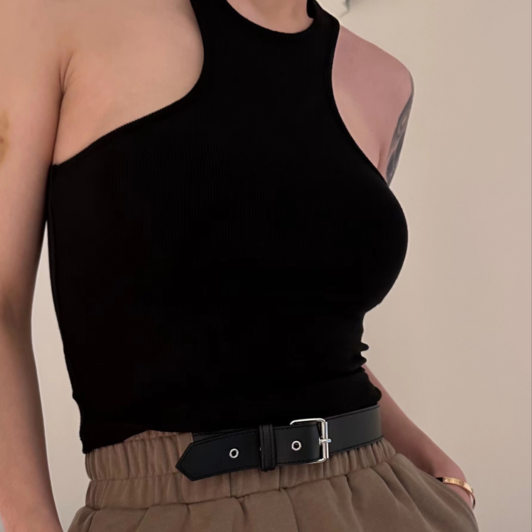 工字挂脖背心23156吊带