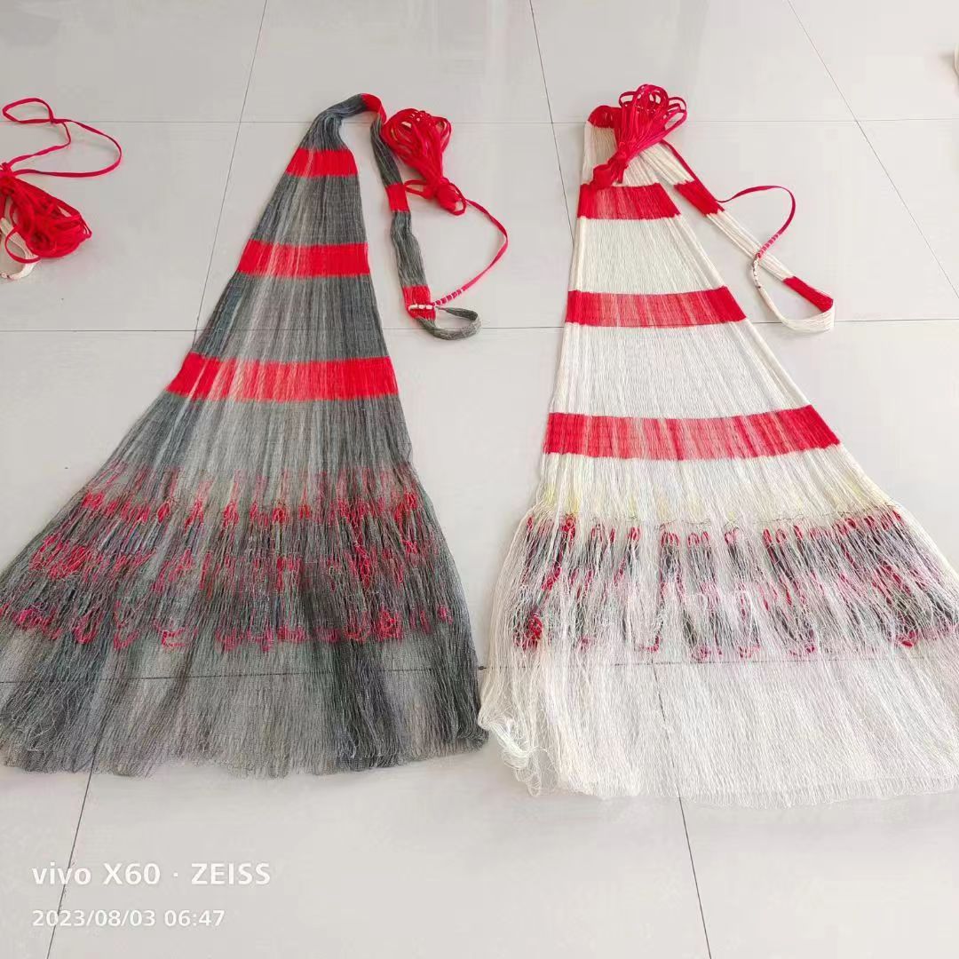 大力马线2指3米高，纯手工编织，全网7斤重小飞网，练手投远都可以。