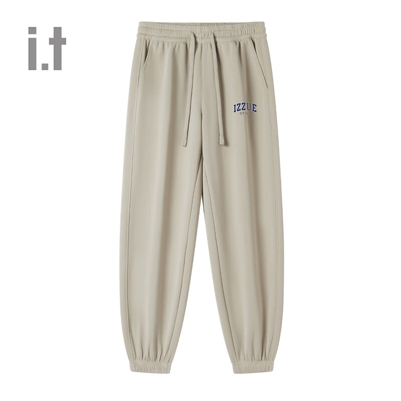 it izzue男女同款束脚卫裤运动裤24新款休闲基础宽松长裤