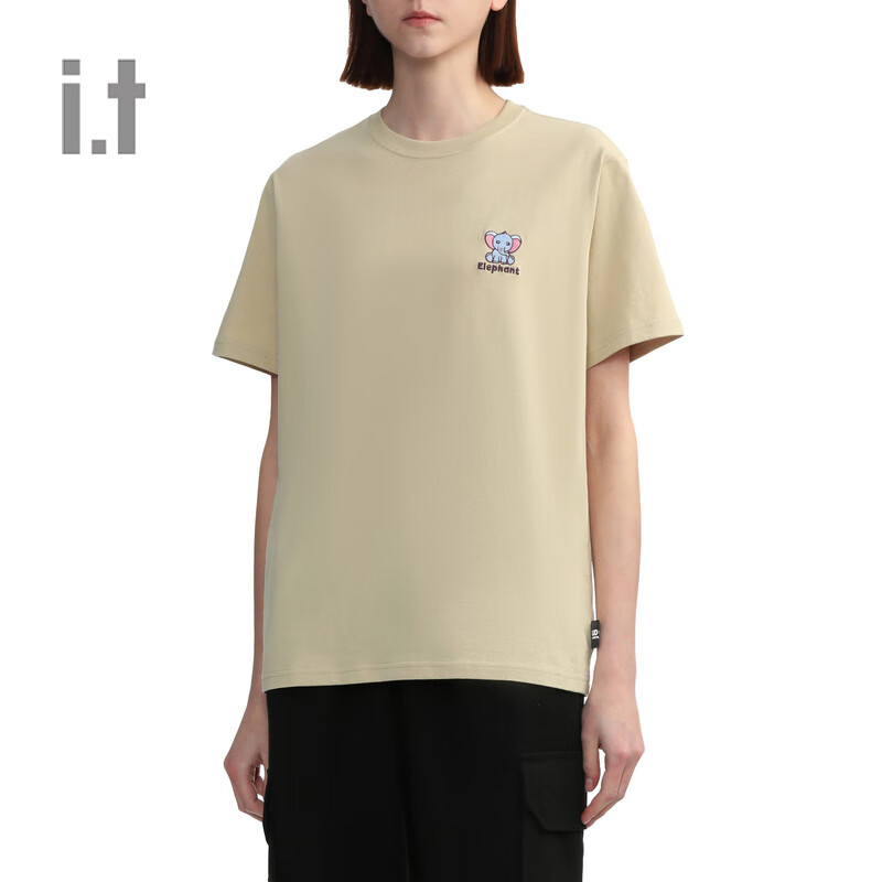 UNDER GARDENit  男装短袖T恤2024春夏新款简约休闲圆领半袖00586