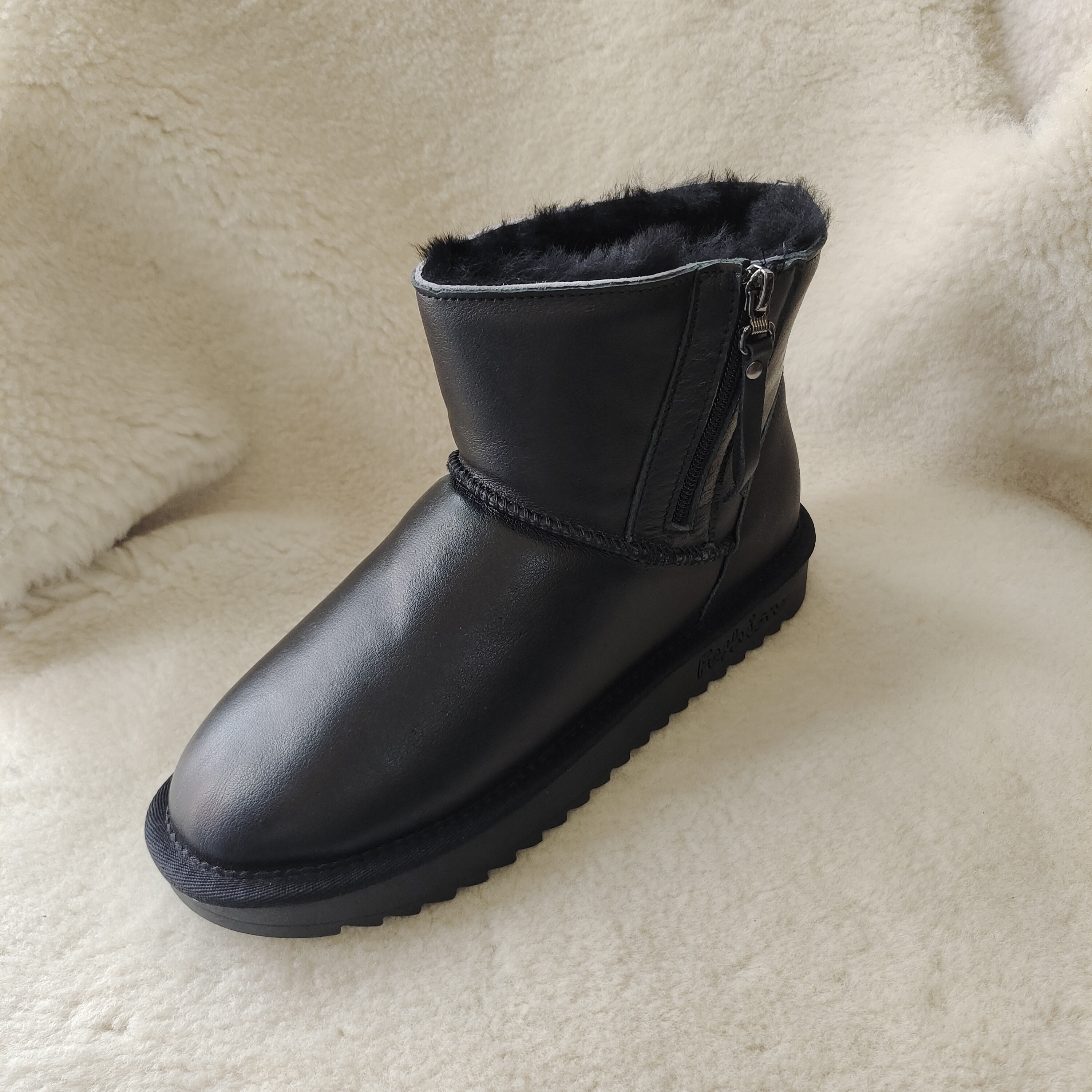 255855东北户外厚底雪地靴防滑男新款冬季加厚雪地棉325双3-19