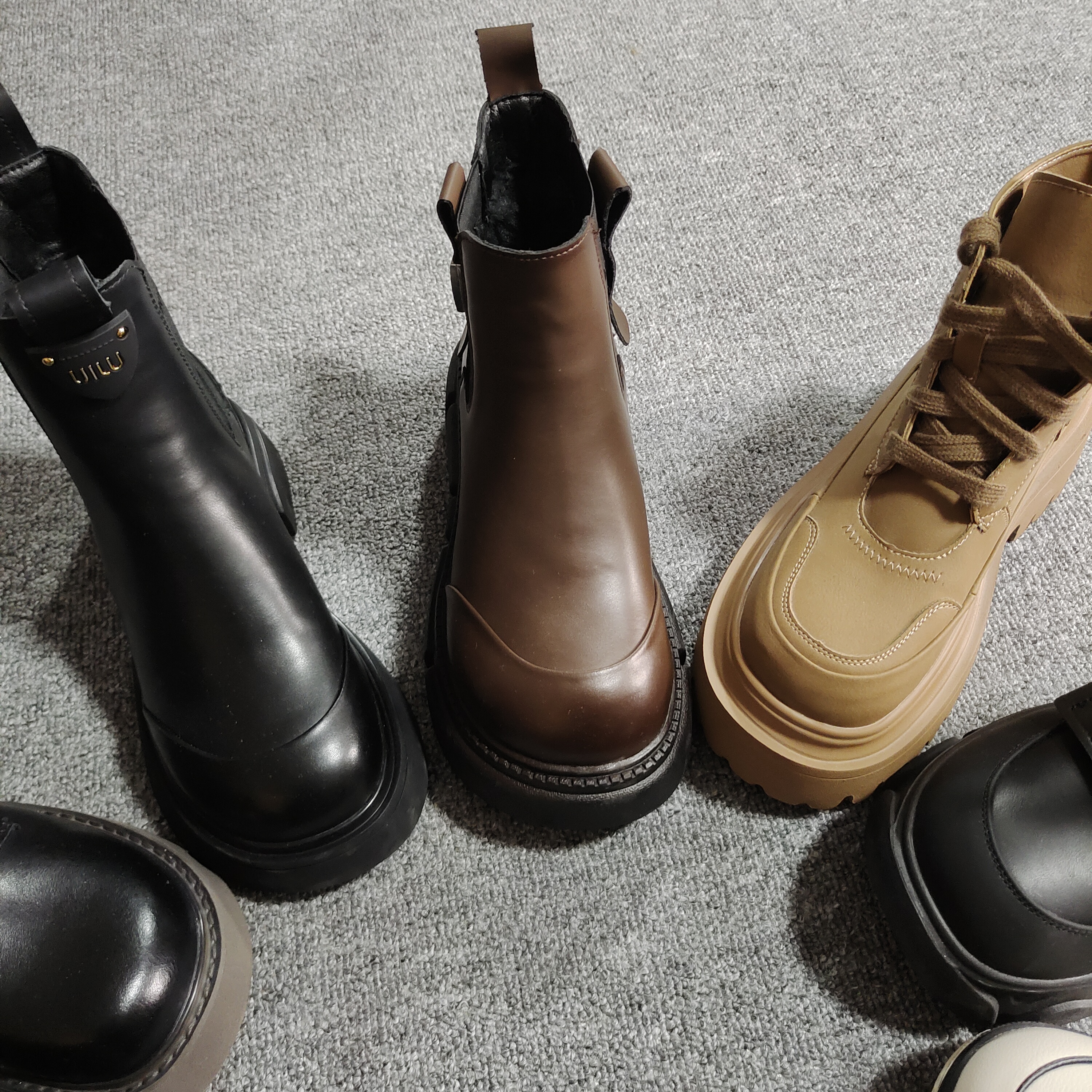 特价集合链接段码小号女鞋老爹鞋马丁靴