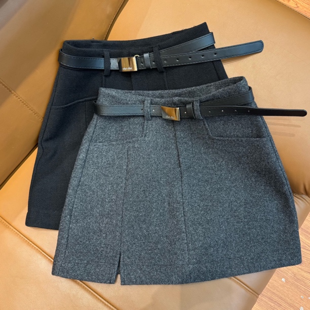 小敏家，秋冬定制款欧货韩版时尚百搭A字裙包臀裙