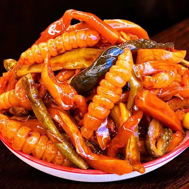 酱八宝什锦菜酱菜糖蒜泡菜酱菜下饭菜下酒菜腌制香脆萝卜脆嫩咸菜