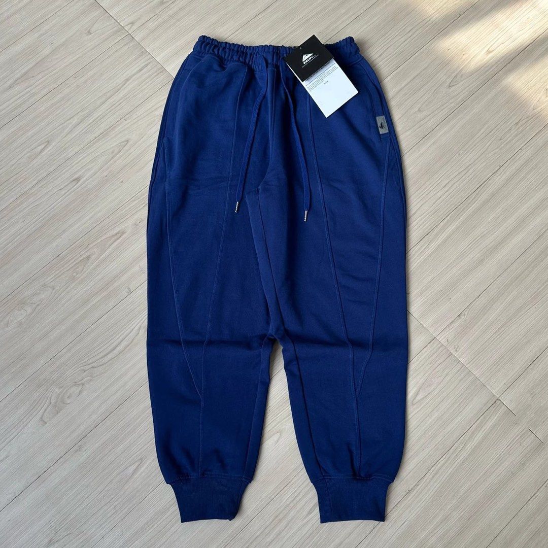 宽松版刺绣户外机能棉质束脚裤长裤os版TY15