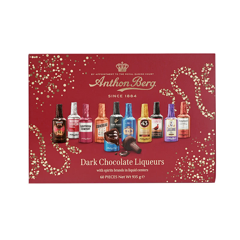 【山姆】   Anthon Berg 进口 什锦口味酒心巧克力制品 935克（60件）