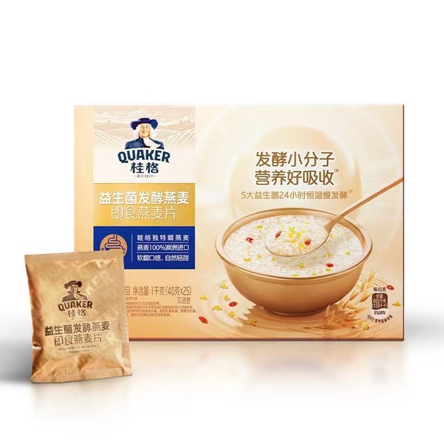 【山姆】      桂格 益生菌发酵燕麦(即食燕麦) 40g*25