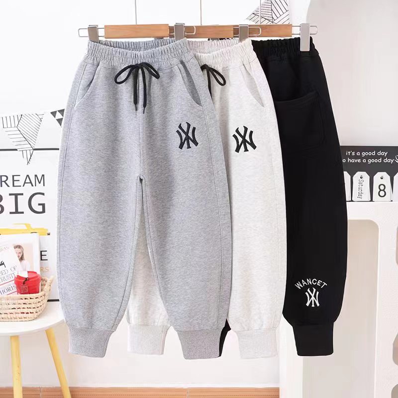 男童裤子春秋款2024新款洋气儿童休闲裤中大童宽松长裤春装卫裤潮