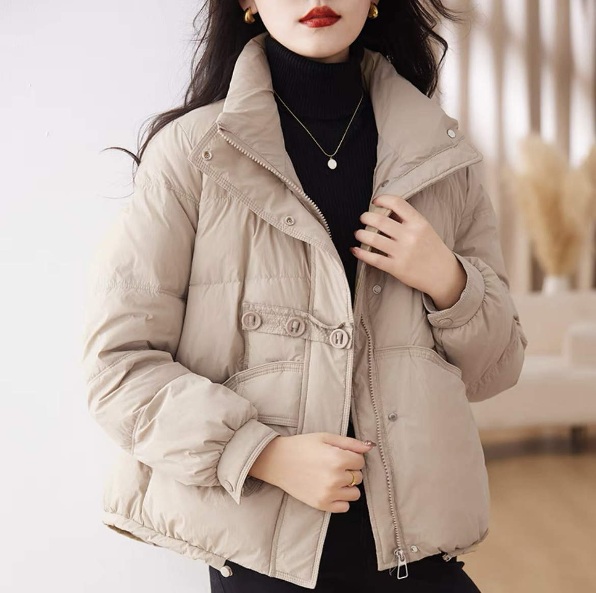 99新款短款小个子羽绒服宽松百搭冬季保暖韩版加厚显瘦外套女款