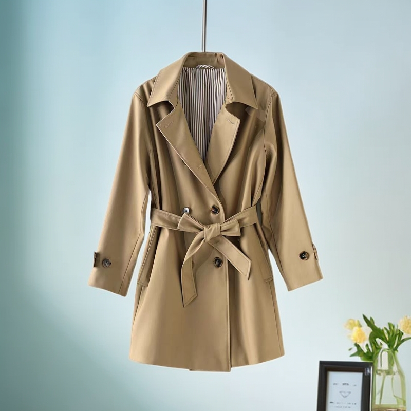 非图片款以直播间为准601-800时尚百搭女士收腰风衣气质韩版系带