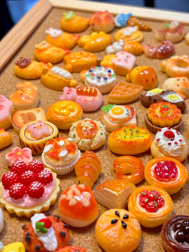 【不重复随机款】食玩微缩美食优质树脂饰品配件DIY冰箱贴过家家