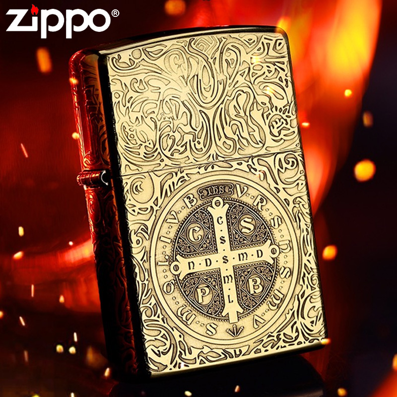 ZIPPO/之宝正品打火机/DIY-205黄铜雕刻康斯坦丁恶灵挽歌DY9902DK