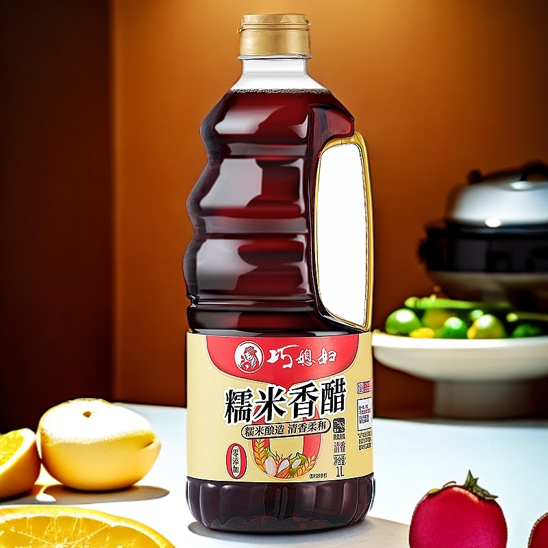 巧媳妇糯米香醋1L次日达酿造食醋香醋凉拌炒菜酸甜醋0%添加防腐剂甜味剂