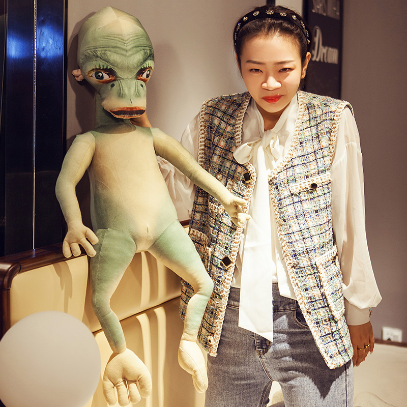 疯狂外星人公仔毛绒女生睡觉超丑娃娃搞怪创意生日礼物玩偶520