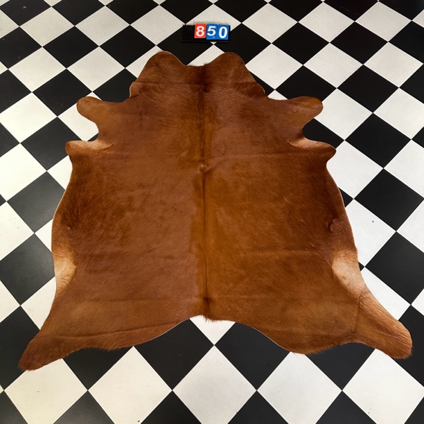 【本尼家】Q850 230*205巴西进口整张牛皮地毯轻奢