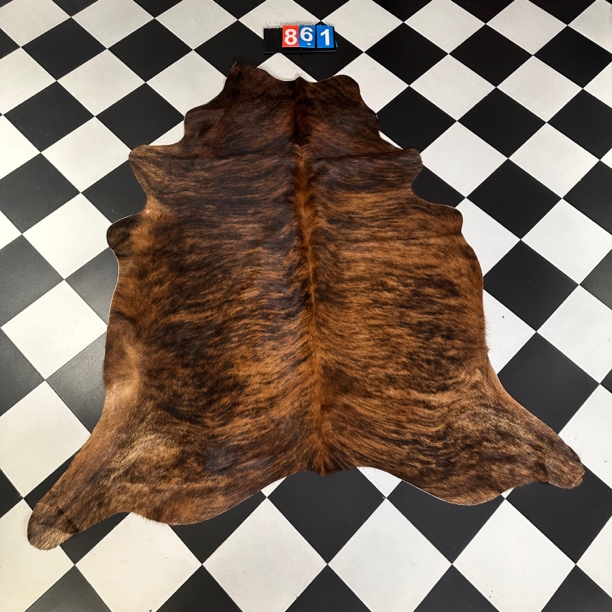 【本尼家】Q861 215*195巴西进口整张牛皮地毯轻奢