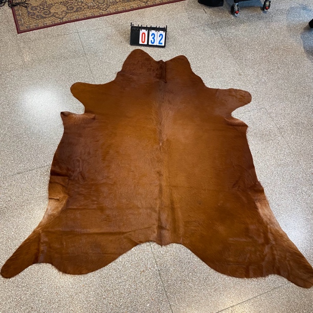 【本尼家】Q32 230*240巴西进口整张牛皮地毯轻奢