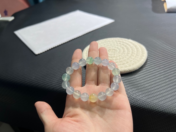 福利款 卡10多宝翡翠手串