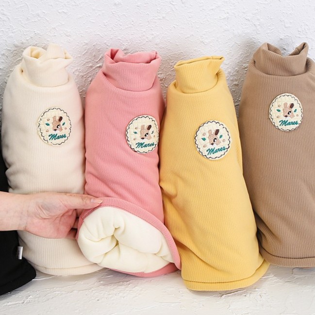 【小扬哥推荐】儿童宝宝棉袄冬加绒加厚男女童半高领卡通卫衣婴儿