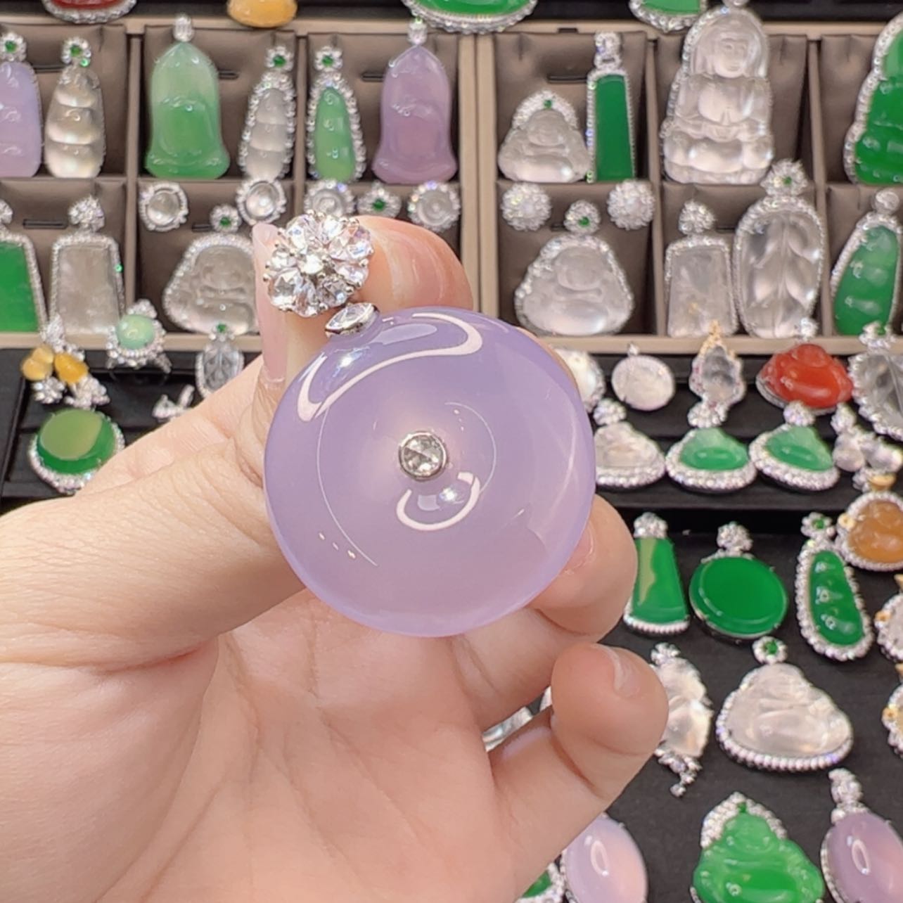 【闪购商品】玛瑙/玉髓吊坠(赠链)银S925镶嵌?***3