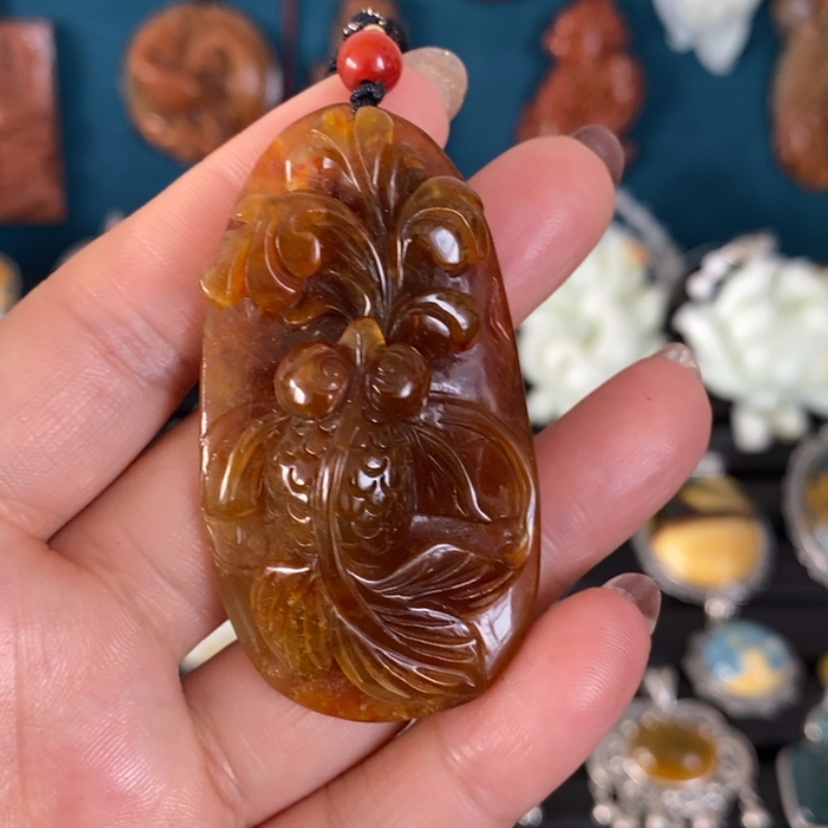 【闪购商品】蛇纹石玉吊坠未镶嵌