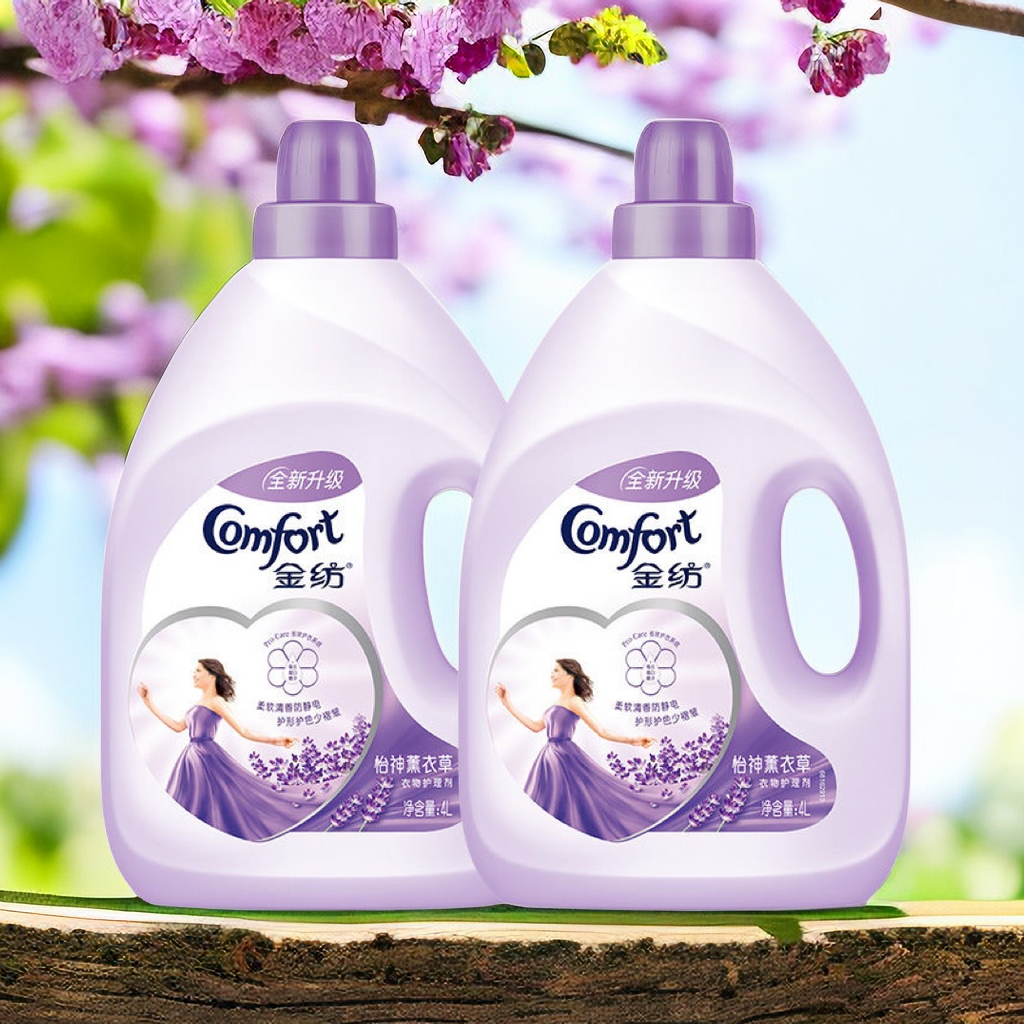 柔顺剂护理清新柔顺柔顺温和防静电多效柔软亲肤大容量家庭薰衣草