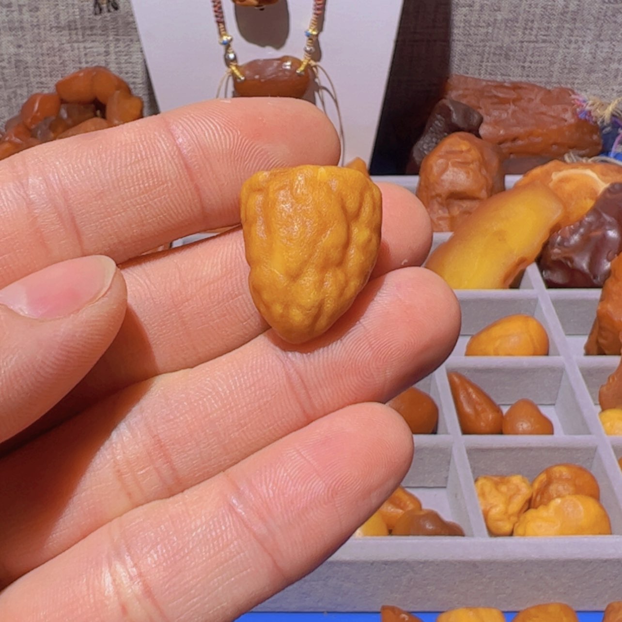 【闪购商品】琥珀颈饰未镶嵌莱***6