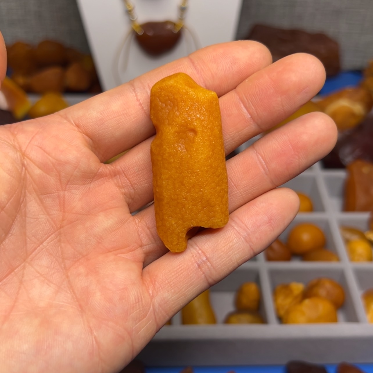 【闪购商品】琥珀颈饰未镶嵌