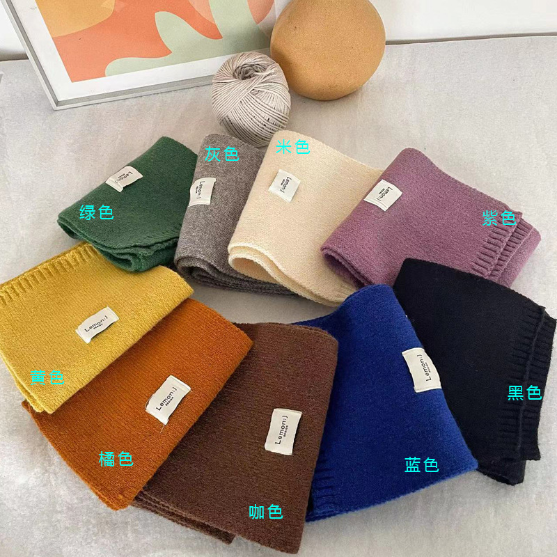 儿童冬季围巾2024新款男女童洋气防冻保暖围脖保暖围巾