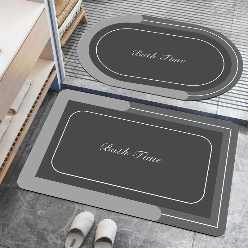 【浴室新居】黑科技马卡龙莫兰迪浴室吸水厨房脚垫卧室垫成品防滑