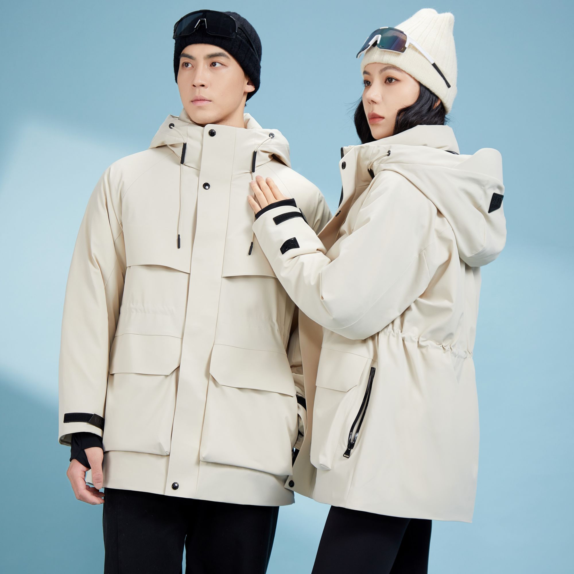 【全智咸菜】风壳5.0五防户外运动工装男女同款羽绒服冲锋衣201HH