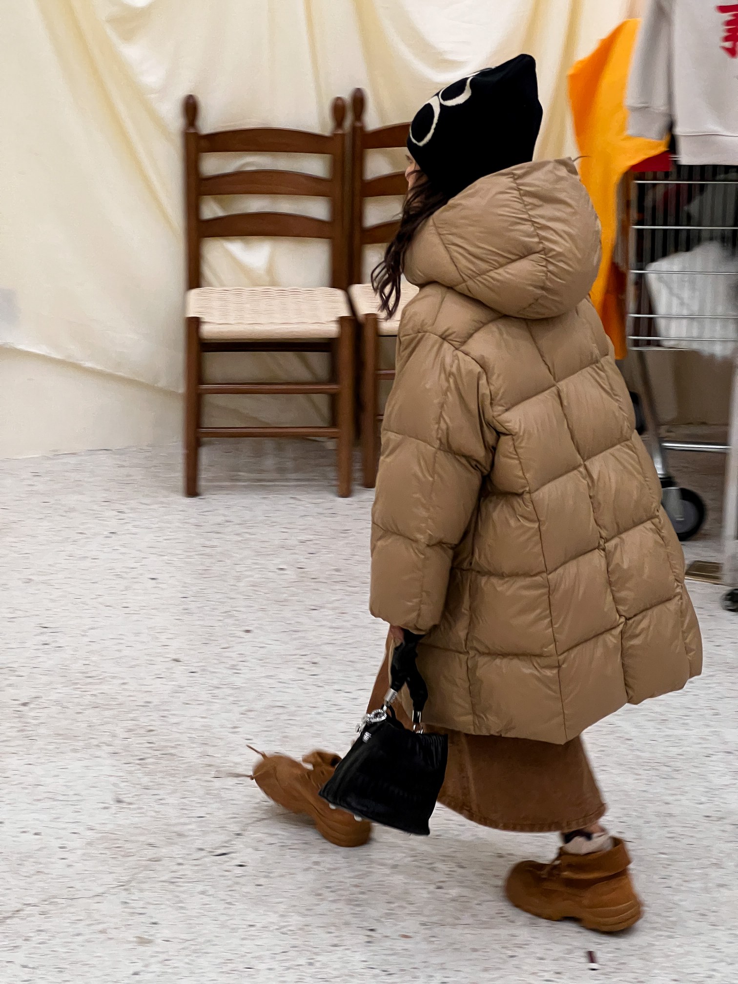 2024秋冬新款儿童羽绒服中长款连帽保暖羽绒外套
