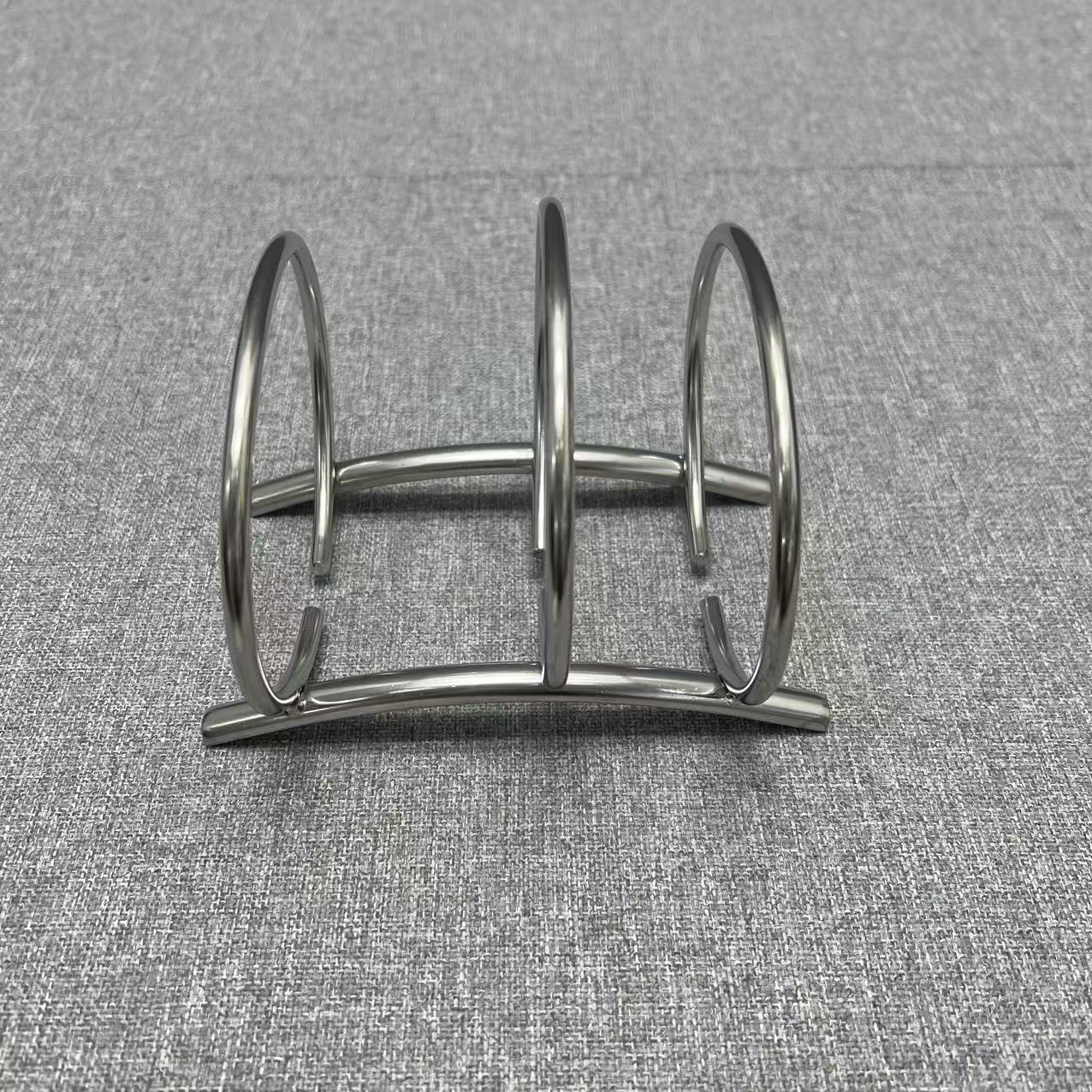 7-014 chockmen不锈钢砧板架锅盖架置物架 重约0.36kg家用双层