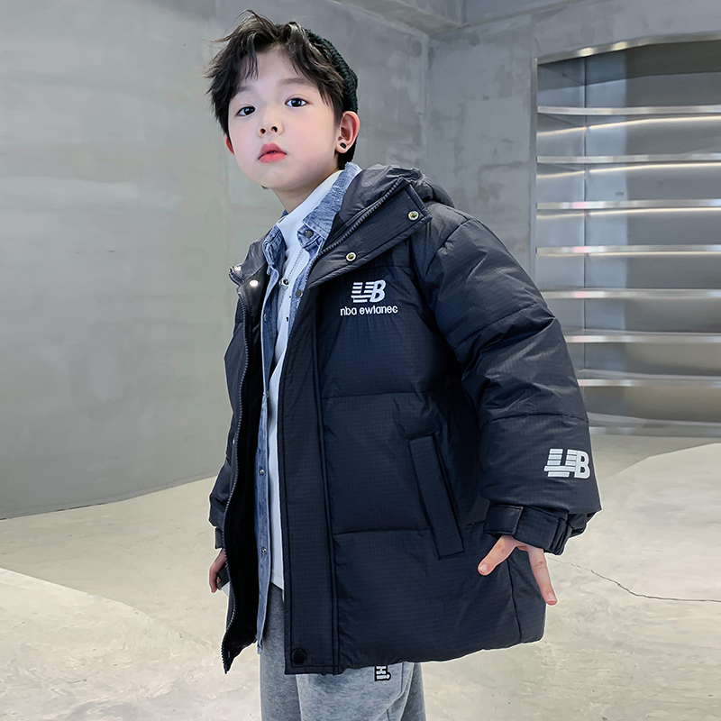 男童羽绒服冬装潮牌外套2023新款儿童装冬季加厚上衣大童洋气保暖