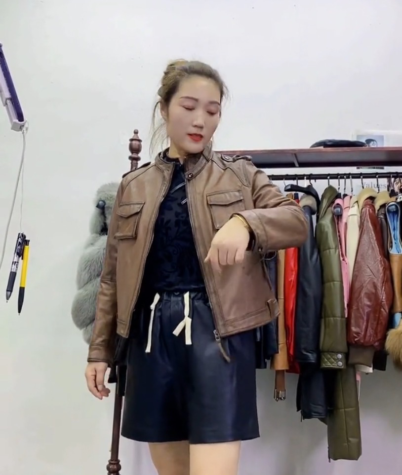 新款绵羊皮高货韩版秋冬短皮衣299